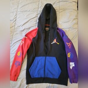 Jordan Multicolor Hoodie - Red, Blue, Purple, Black
